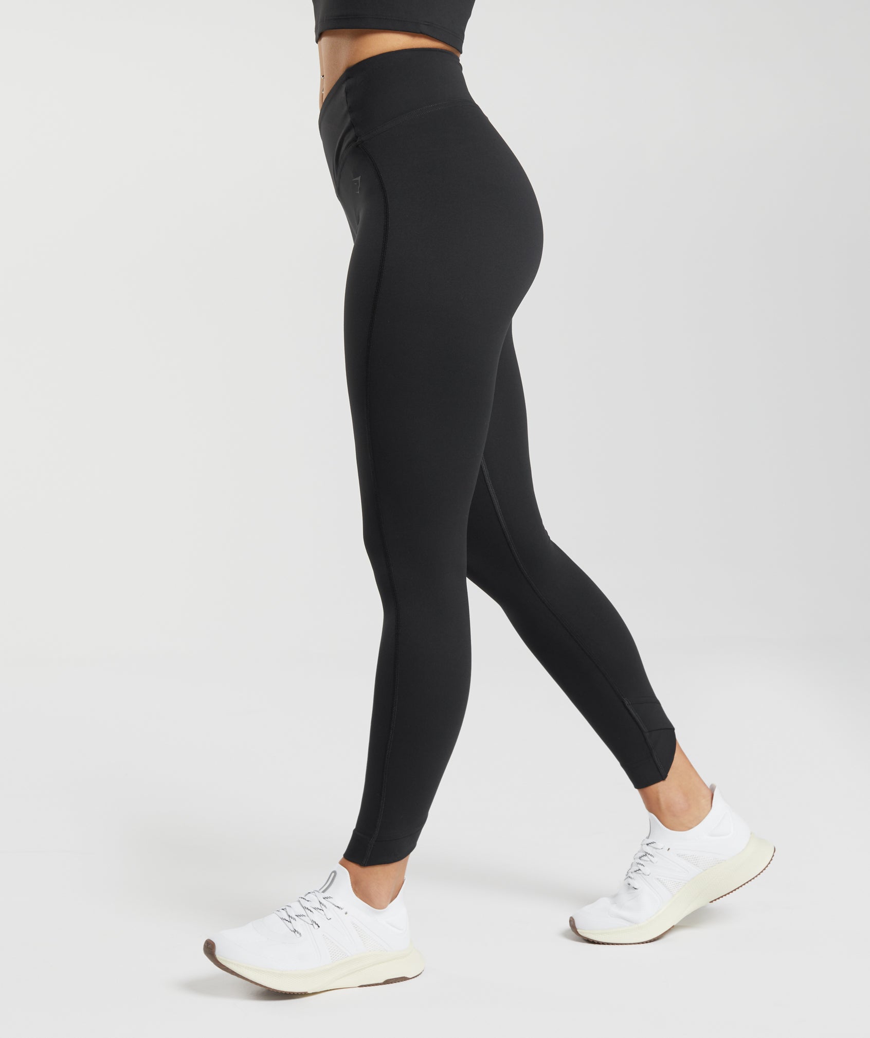 Alexvyan Black Skinny & Slim Fit Gym Wear Yoga Pants Ankle Length Leggings  Workout Active wear | Stretchable Workout Tights | High Waist Sports  Fitness for Girls & Women- Nylon Fiber &